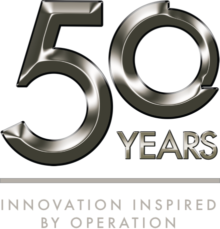 TCWS 50 Years logo